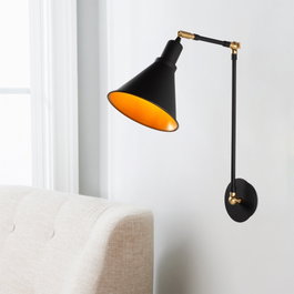 Opviq Berceste - N-682 Lámpara de pared negra